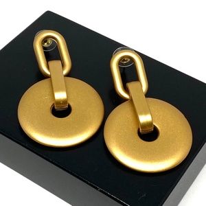 BIG Matte Gold Earrings - Modernist